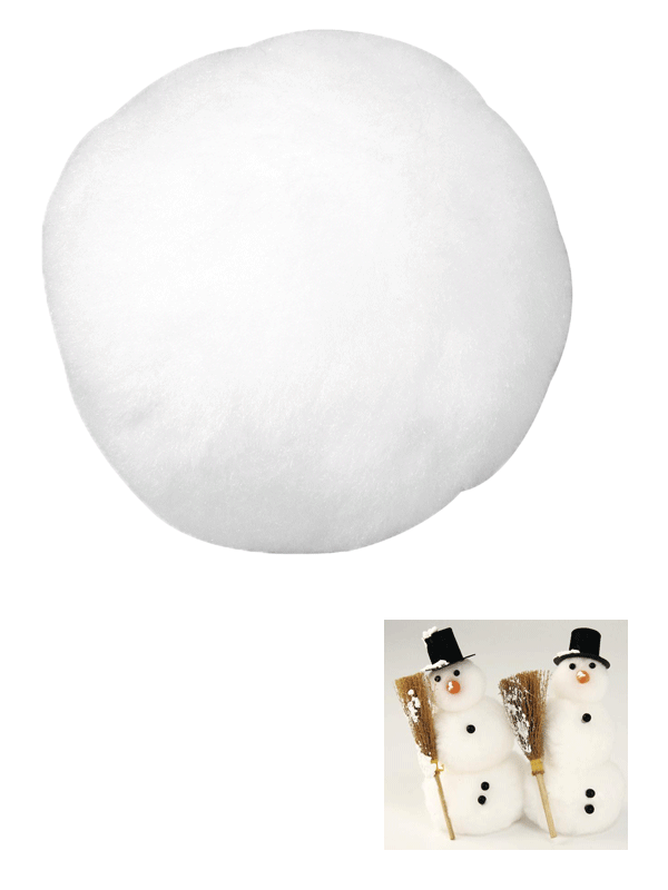 18x Kunst sneeuwbal van acryl 7,5 cm