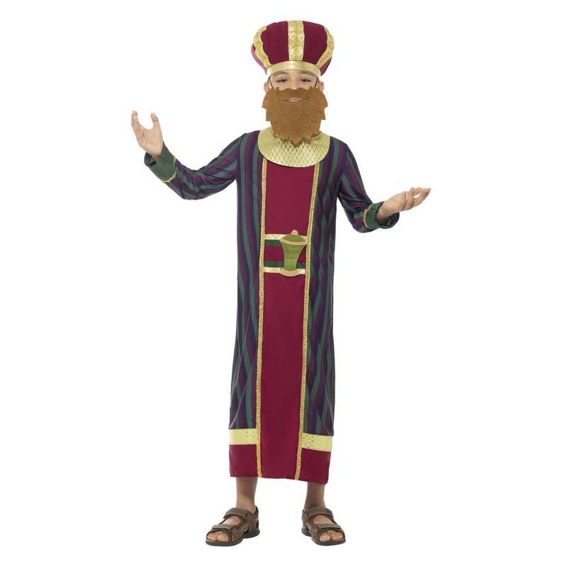 Koning Balthazar kerst kostuum voor jongens