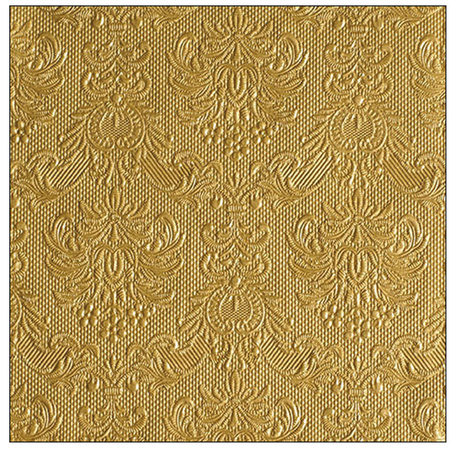 15x pcs Christmas theme napkins 40 x 40 cm luxery deco print gold