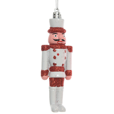 1x Kerstboomversiering notenkraker pop/soldaat ornamenten 12,5 cm