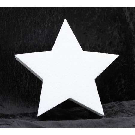 1x Styrofoam star shape 20 cm