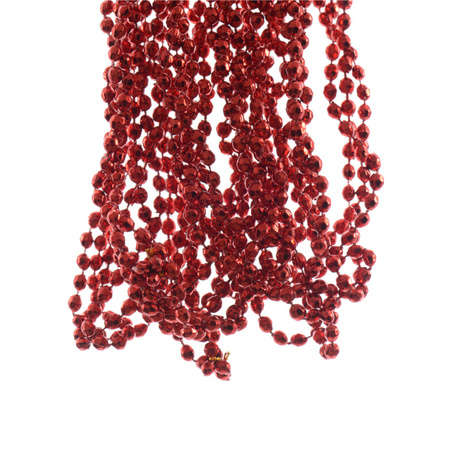 1x pcs beaded christmas garland red 270 x 0,5 cm