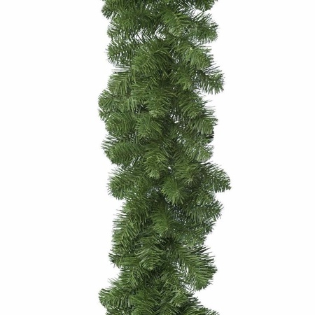 2x Groene dennenslinger Imperial Pine 270 cm