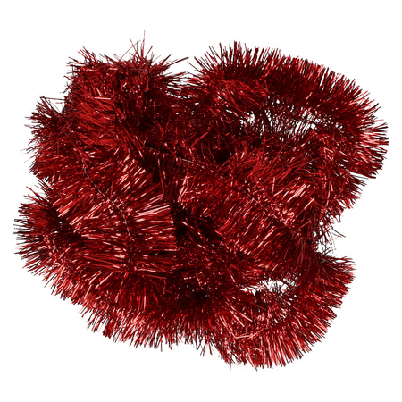 Christmas tree foil garland red 270 cm