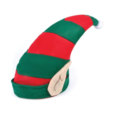 2x pieces christmas Elfs hat with ears for adults