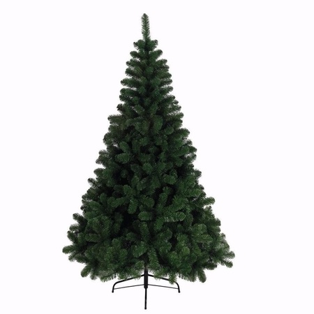 2x stuks kunst kerstbomen/kunstbomen groen 120 cm