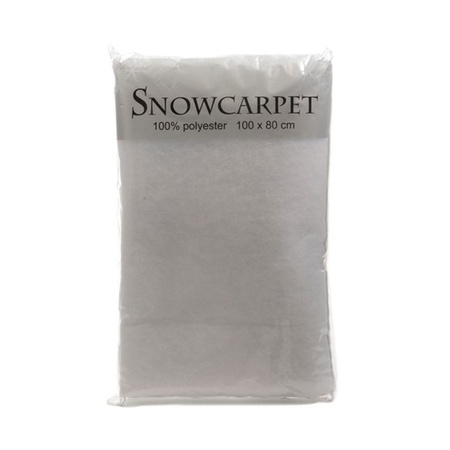6x pieces snow blanket / carpet 100 x 80 cm