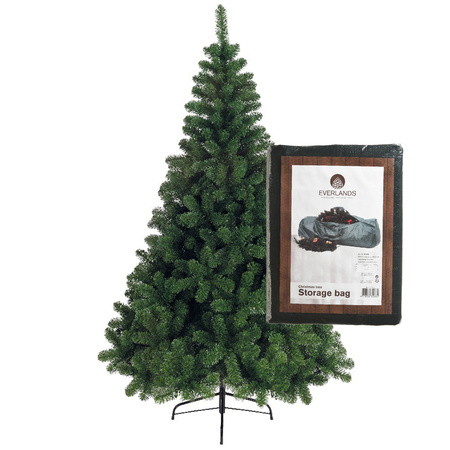 Bellatio Decorations christmas tree 150 cm incl. storage bag