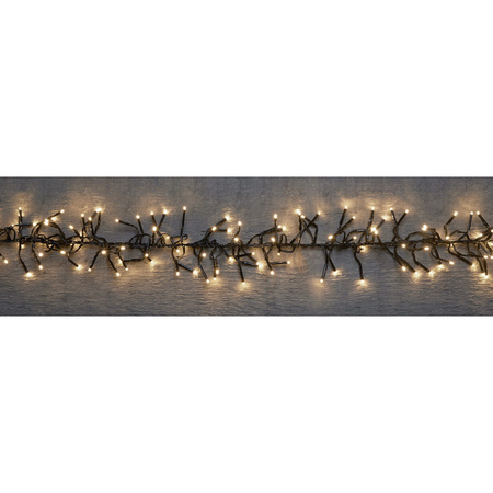 Christmas lights with timer and dimmer warm white 1536 leds 9 m