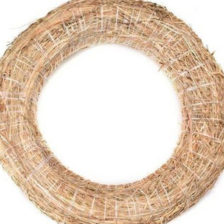 Straw wreath 35 cm
