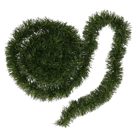 1x Kerst lametta guirlandes groen 270 cm kerstboom versiering/decoratie