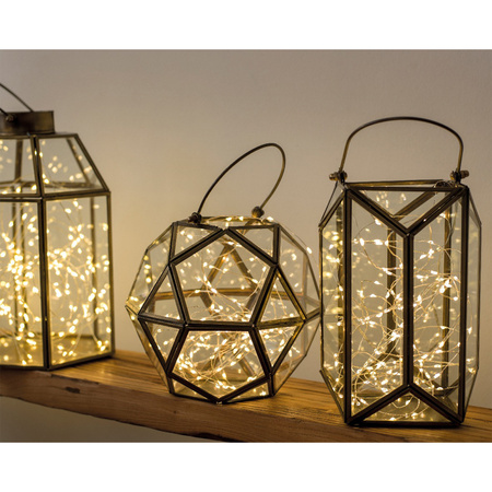 Lumineo Draadverlichting - micro - 60 lampjes - LED - warm wit