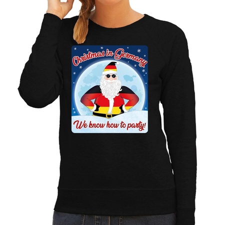 Christmas sweater christmas in Germany black for women