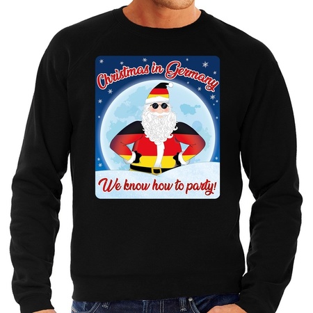 Christmas sweater christmas in Germany black for men