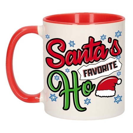 Christmas mug Santa his favorite Ho 300 ml