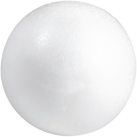 Knutselmateriaal ballen/bollen 7 cm styrofoam/polystyreen/piepschuim