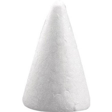Hobby/DIY styrofoam cone shapes 6 cm