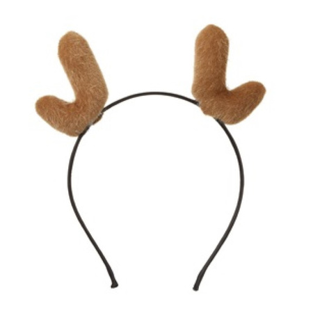 Christmas diadem/hairband reindeer antlers 19 cm