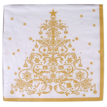 Christmas table napkins 20x with size 33 x 33 cm paper