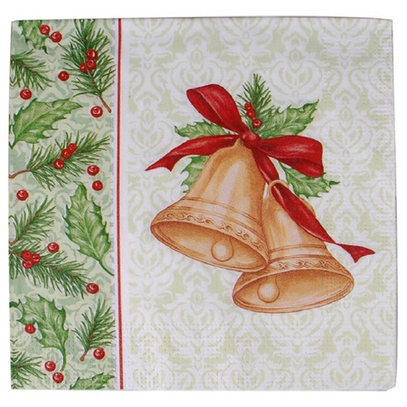 Christmas table napkins 20x with size 33 x 33 cm paper
