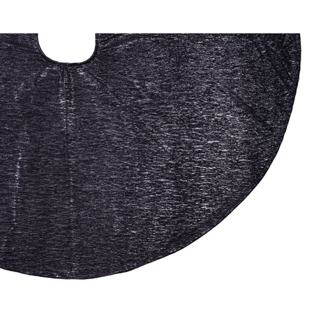 Anna Collection - boomrok/kerstboom kleed - zwart - D120 cm -polyester