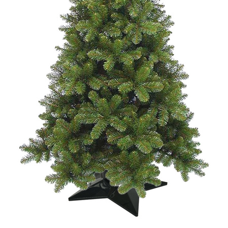 Groene kerstboomvoet van kunststof voor kerstboom