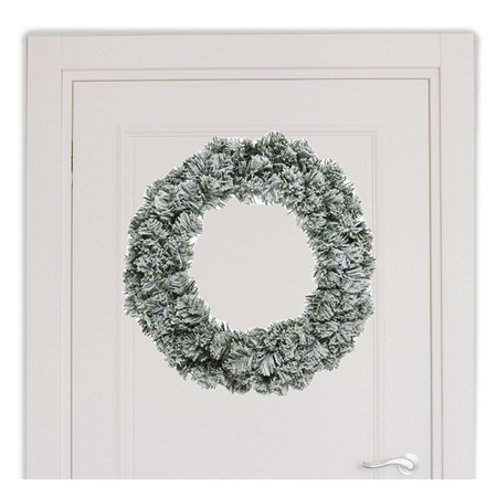 Christmas wreath with snow 60 cm