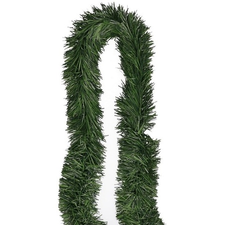 Kerstslinger - groen - 5 meter - kunststof - dennenslinger