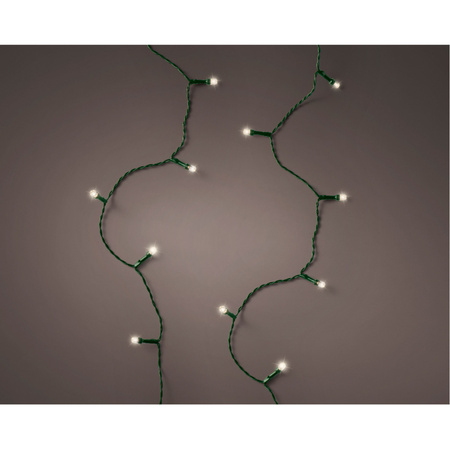 Lumineo Kerstverlichting kerstboom - diamant warm wit buiten 200 lampjes - boomverlichting
