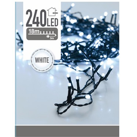 240 kerst led-lampjes warm wit voor buiten