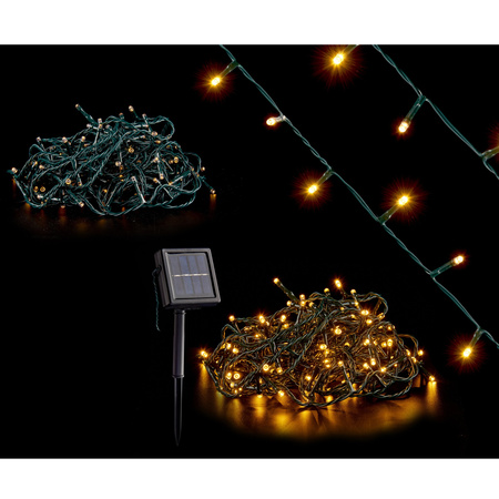 Christmas lights/Party lights 150 warm white LEDS on solar power