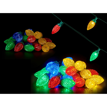 Krist+ Lichtsnoer - 500 cm - 25 LED lampjes - gekleurd - batterij