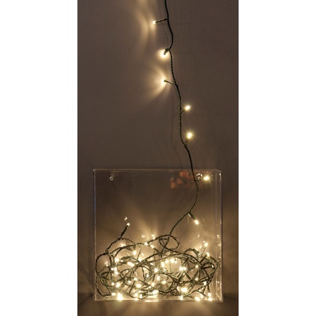 Kunst kerstboom Imperial Pine 120 cm met warm witte lampjes