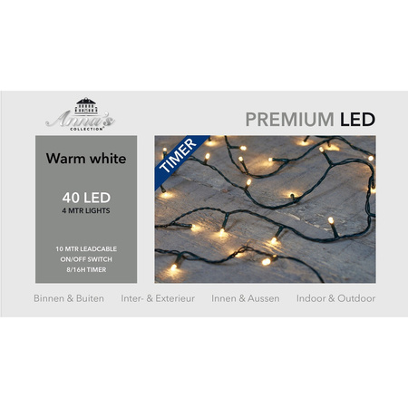 Christmas lights warm white 240 leds with timer and dimmer