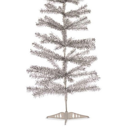 Krist+ Kunst kerstboom - klein - zilver - 120 cm