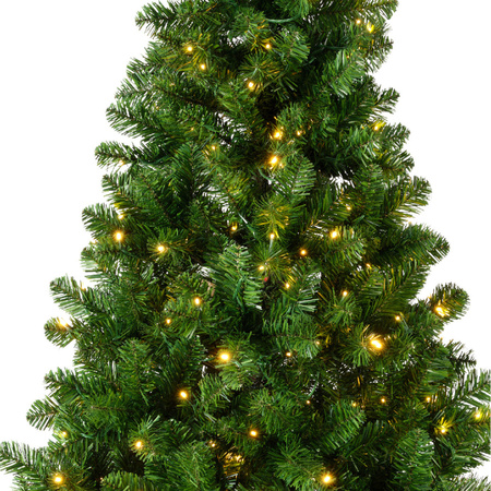 Kunstkerstboom met verlichting 210 cm Imperial Pine groen