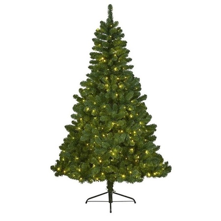Kunstkerstboom met verlichting 210 cm Imperial Pine groen met opbergzak