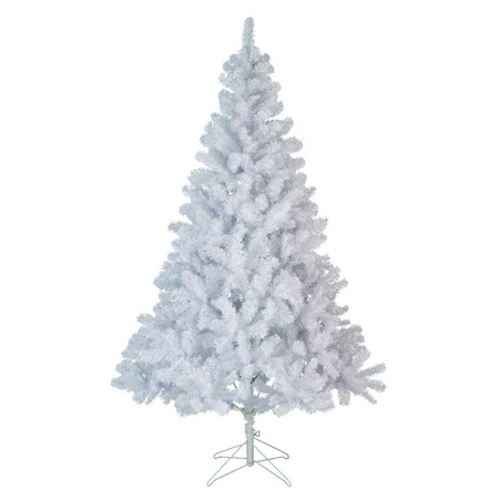 Witte Kerst kunstboom Imperial Pine 180 cm met opbergzak