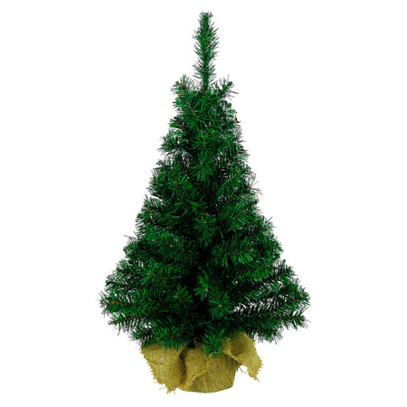 Kunstboom/kunst kerstboom inclusief kerstversiering 75 cm kerstversiering