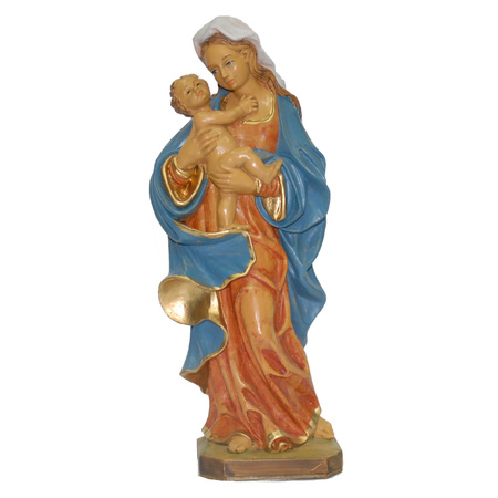Maria met kindje Jezus figuur kerstbeeldje 25 cm