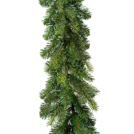 Set van 2x stuks kerst dennenslinger guirlandes groen 20 x 270 cm dennenguirlandes kerstversiering
