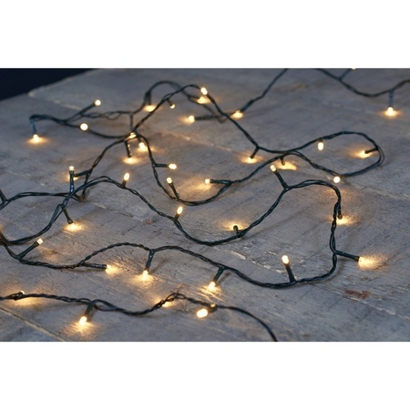 Set of 2x pieces christmas lights indoor/outdoor 180 white lights 18 m