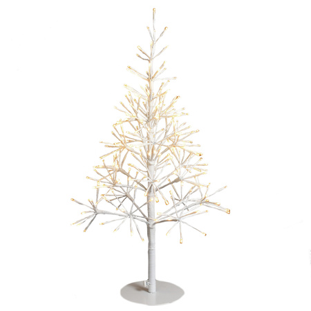 Illuminated white trees / light trees 88 x 50 cm Christmas decorations