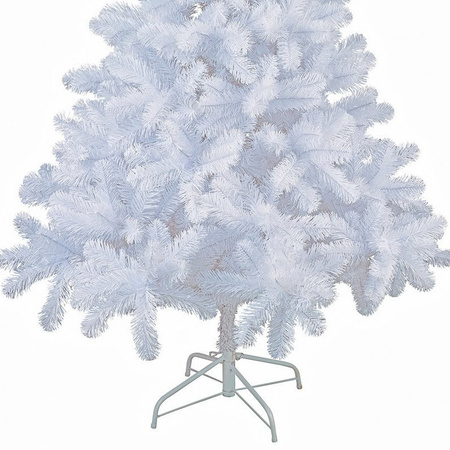 White artificial Christmas tree / artificial tree 180 cm
